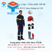Bộ Trang Phục Chữa Cháy 5 Món (Loại 2 Lớp) Theo TT150 
