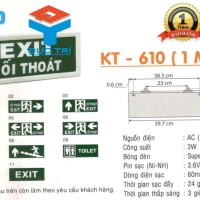 Đèn thoát hiểm Exit - Kemtom -  Có tem kiểm định