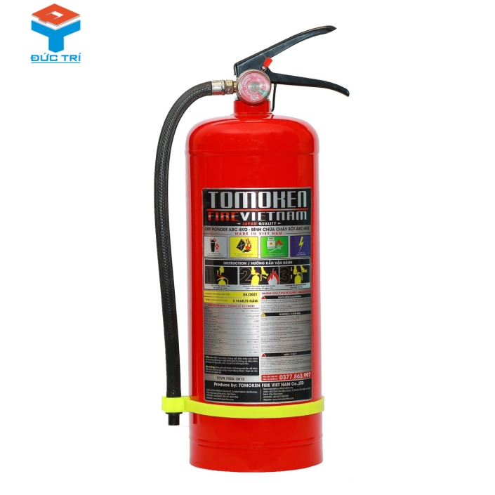 Bình chữa cháy Tomoken xách tay ABC 4KG