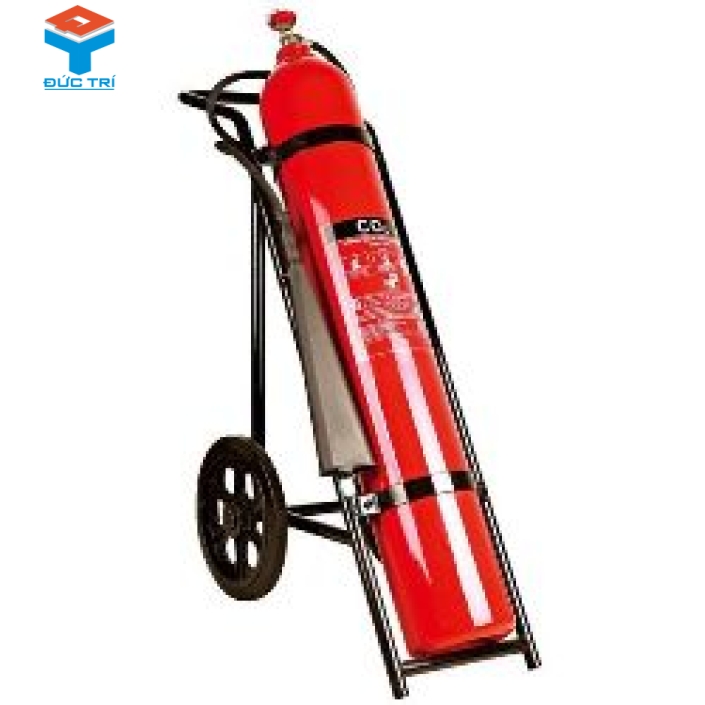 Bình chữa cháy xe đẩy Dragon Carbondioxide CO2 24KG