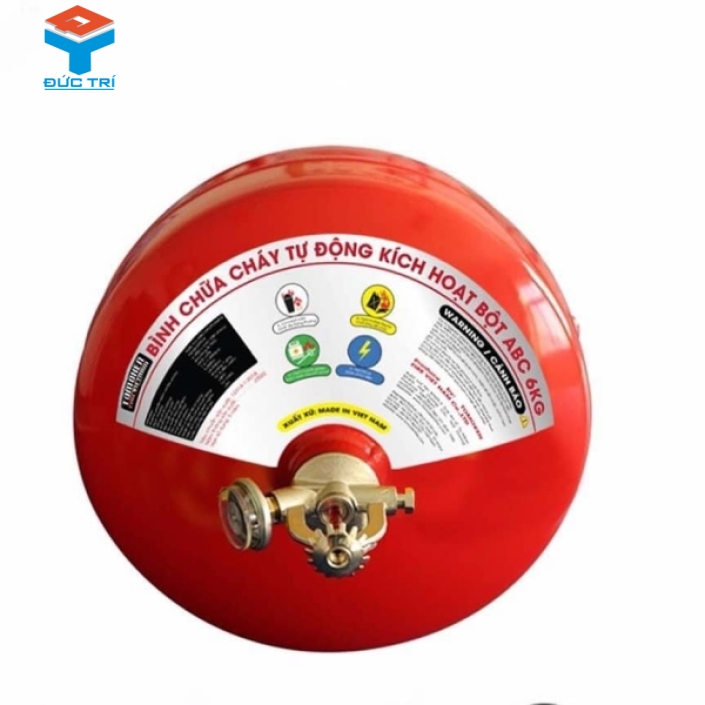 Bình cầu chữa cháy Tomoken tự động bột ABC 6kg