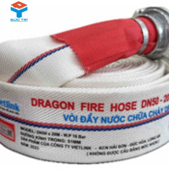 Vòi đẩy nước (cuộn vòi) chữa cháy DRAGON FIRE HOSE DN 50x20m- W.P 16 Bar