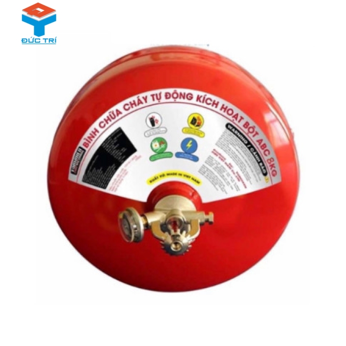 Bình cầu chữa cháy Tomoken tự động bột ABC 8kg