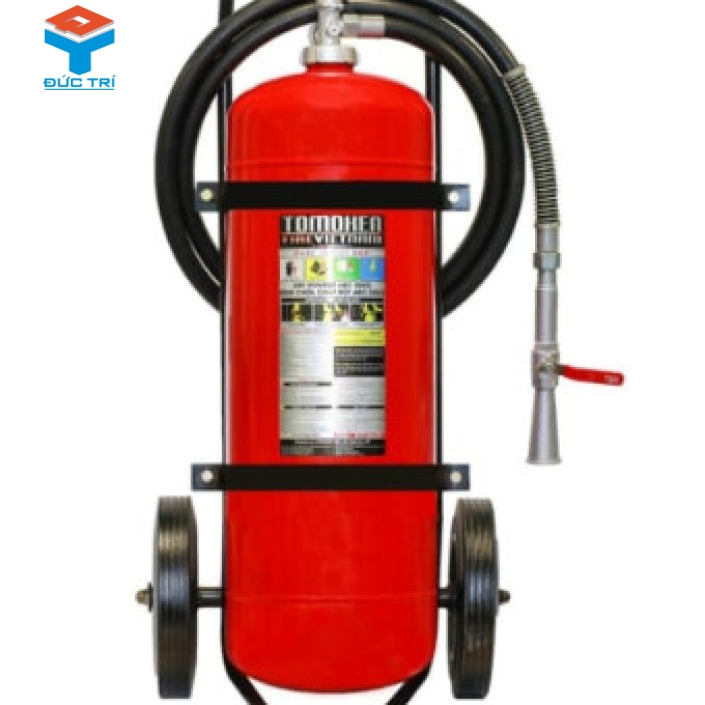 Bình chữa cháy xe đẩy TOMOKEN bột ABC 35KG